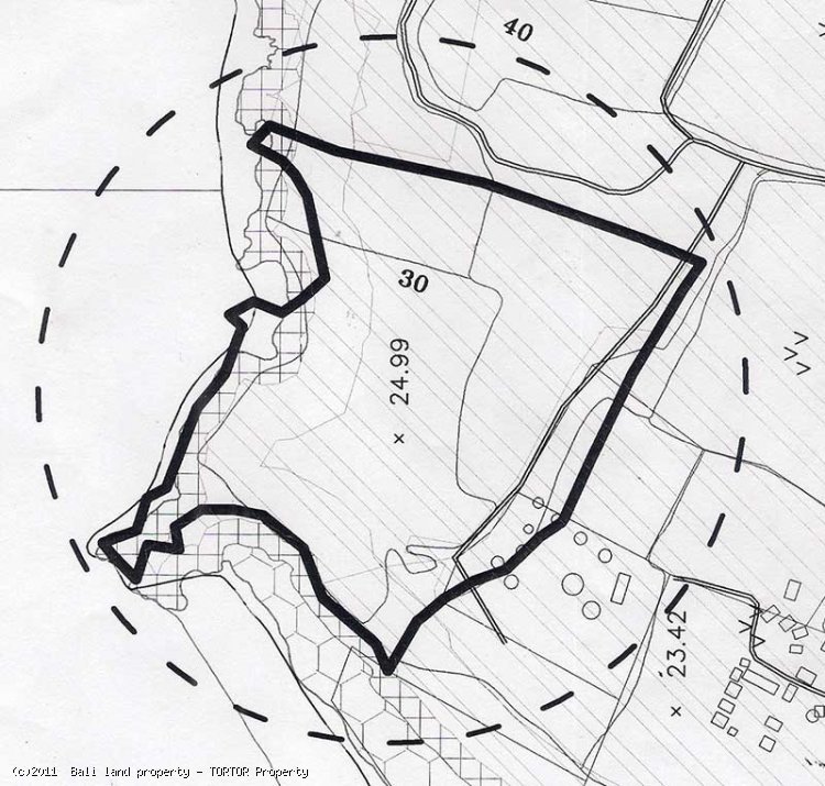 Pure Bali cliff front land for sale stunning views Bali property investment