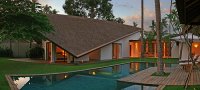 Modern Bali villa property 4 bedrooms Italian designed pool TV room: