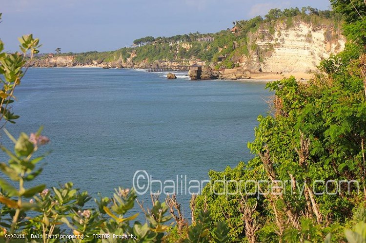 Pure Bali cliff front land for sale stunning views Bali property investment