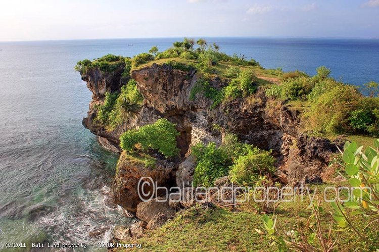 Pure Bali cliff front land for sale stunning views Bali property investment