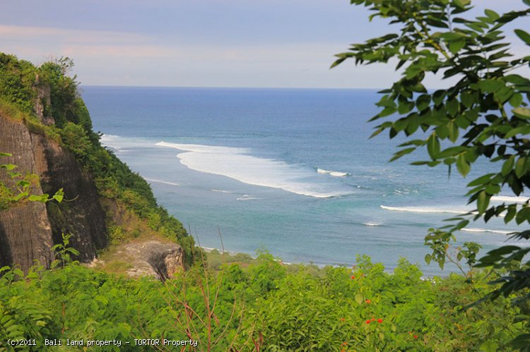 Large land South Bali for hotel resort or villas ocean views