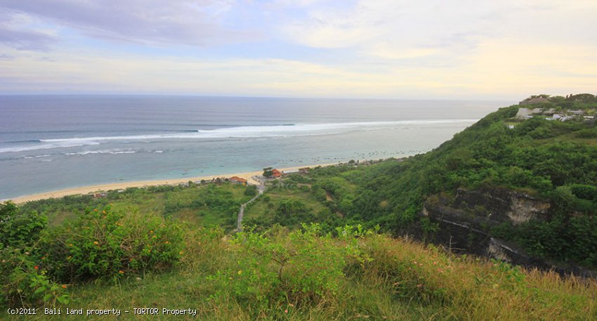 Large land South Bali for hotel resort or villas ocean views