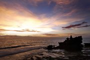Sunset at Tanah Lot: