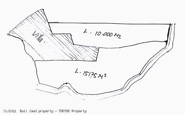 Large land South Bali for hotel resort or villas ocean views