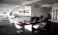 Contemporary freehold beach home for sale 4 bedrooms lap pool Jacuzzi Gym: