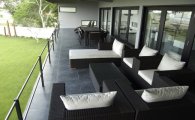 Contemporary freehold beach home for sale 4 bedrooms lap pool Jacuzzi Gym: