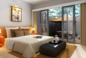 New Bali Canggu 3 bedroom luxury villa for sale rice field views: