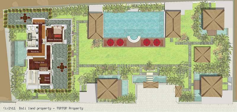 Bali Seminyak luxury 5 bedroom villa for sale leasehold property