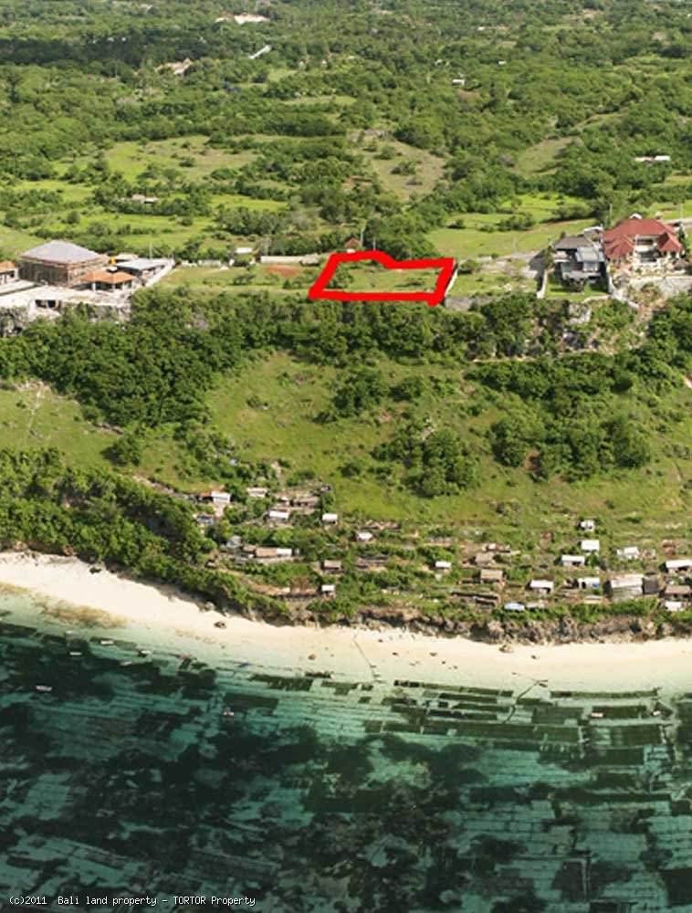 Bali cliff land for sale on millionaires row 49m cliff frontage