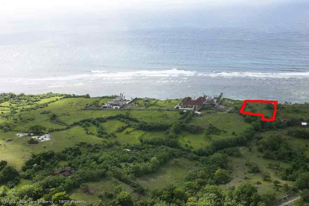Bali cliff land for sale on millionaires row 49m cliff frontage