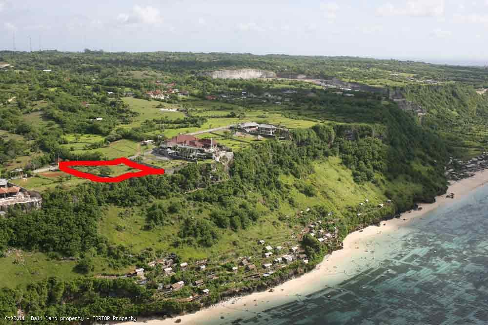 Bali cliff land for sale on millionaires row 49m cliff frontage