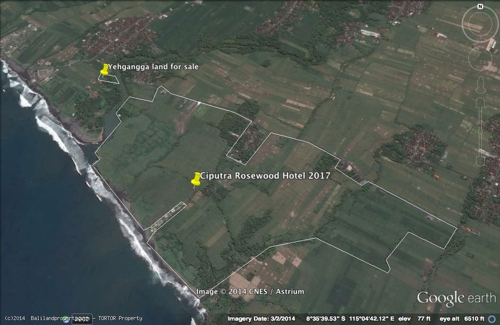 Large plot near beach for quick sale in