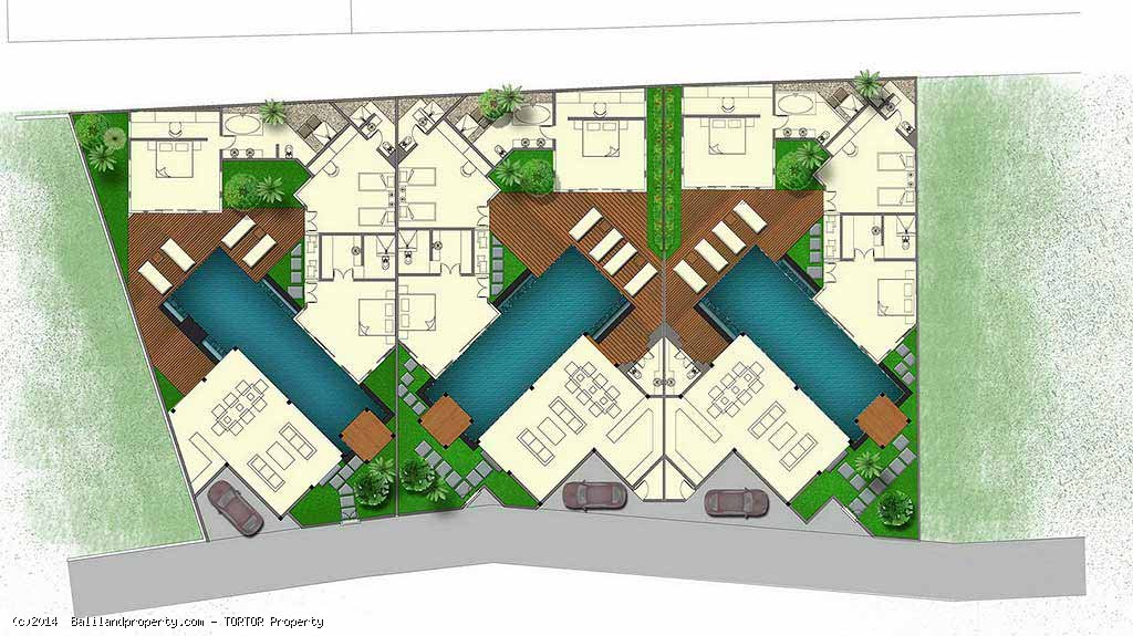 Three villa resort for sale with high returns