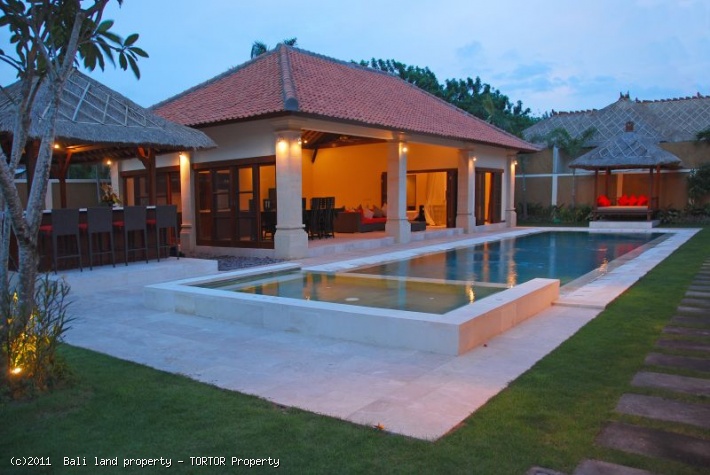Luxury 4 bedroom villa for sale Seminyak pool bar Jacuzzi