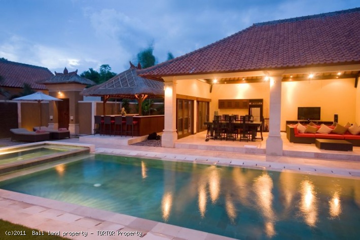 Luxury 4 bedroom villa for sale Seminyak pool bar Jacuzzi