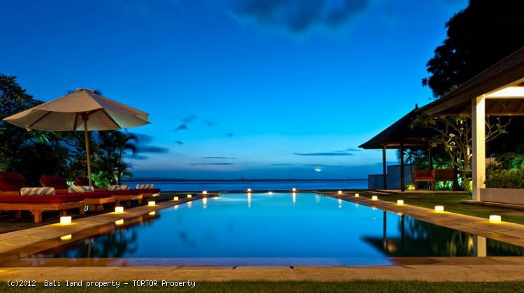 Luxury Bali waterfront villa 3 bedrooms jetty freehold real estate