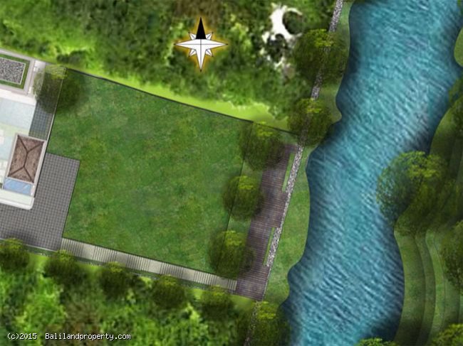  Freehold 531 riverside plot near Tanah Lot